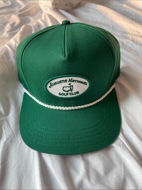 NWT ANGC Augusta National Golf Club Green Rope Pro Shop Hat